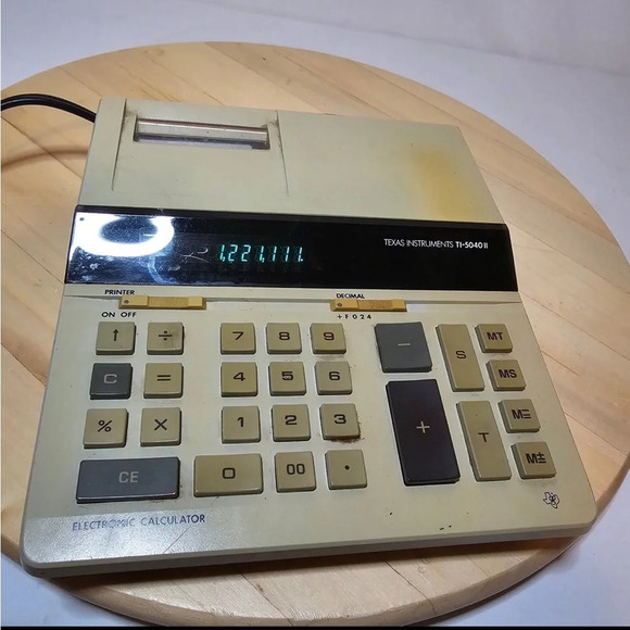 Texas Instruments TI-5040 II Electronic Adding Machine Calculator Working - Picture 7 of 7